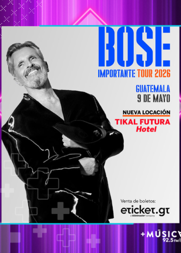 Miguel Bosé en Guatemala 2026